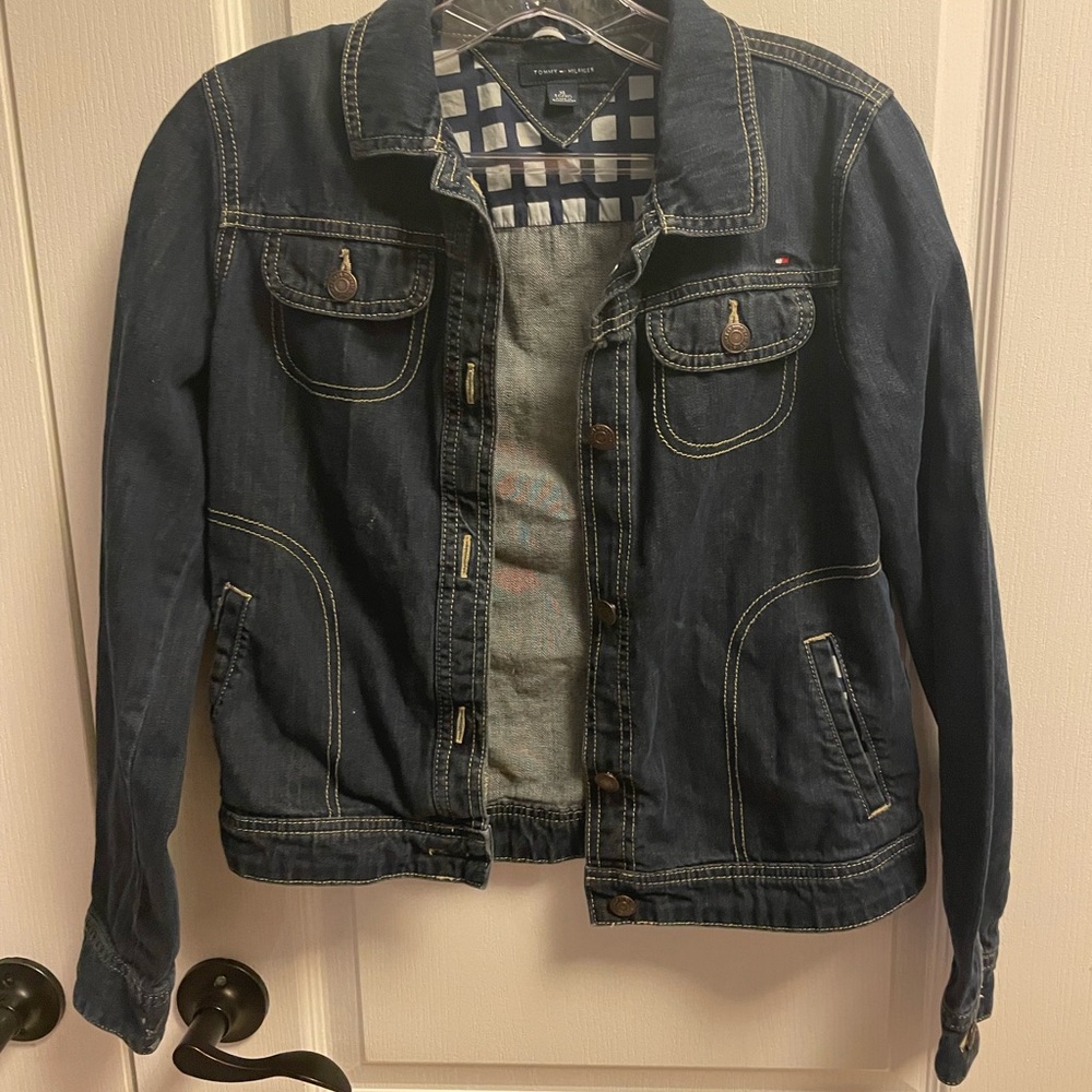 Tommy Hilfiger Kids Dark Blue Jean Jacket